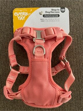 NWT EveryYay Step in Dog Harness - Pink/Coral - Size XS